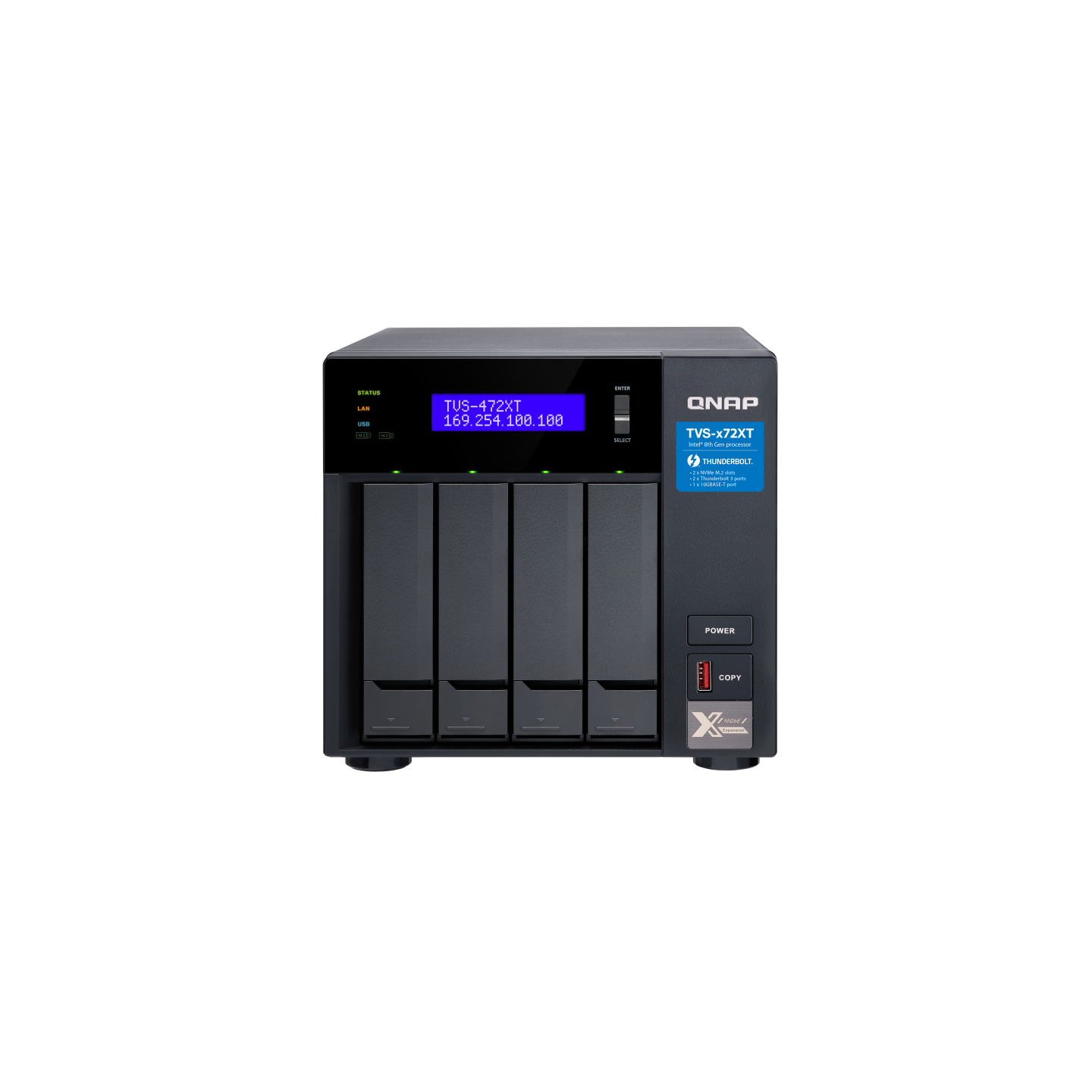 QNAP TVS-472XT-PT-4G (Legacy)