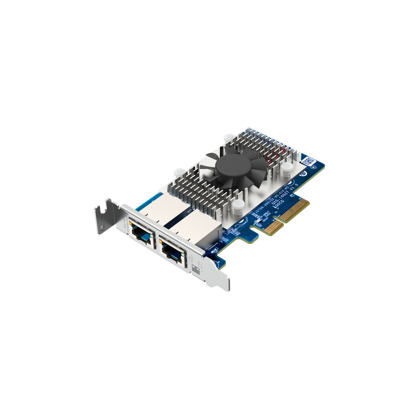 Dual-port, 5-speed 10 GbE (RJ45) network expansion card