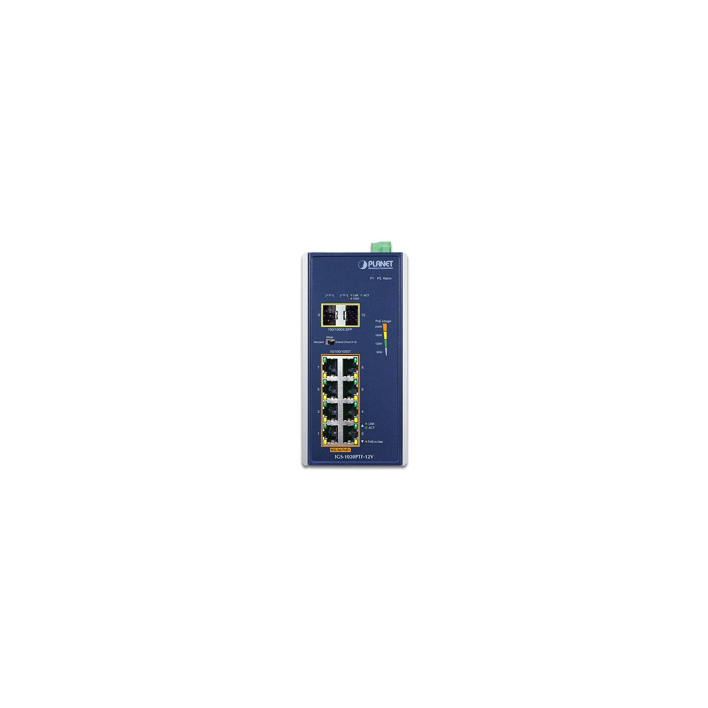 PLANET IGS-1020PTF-12V