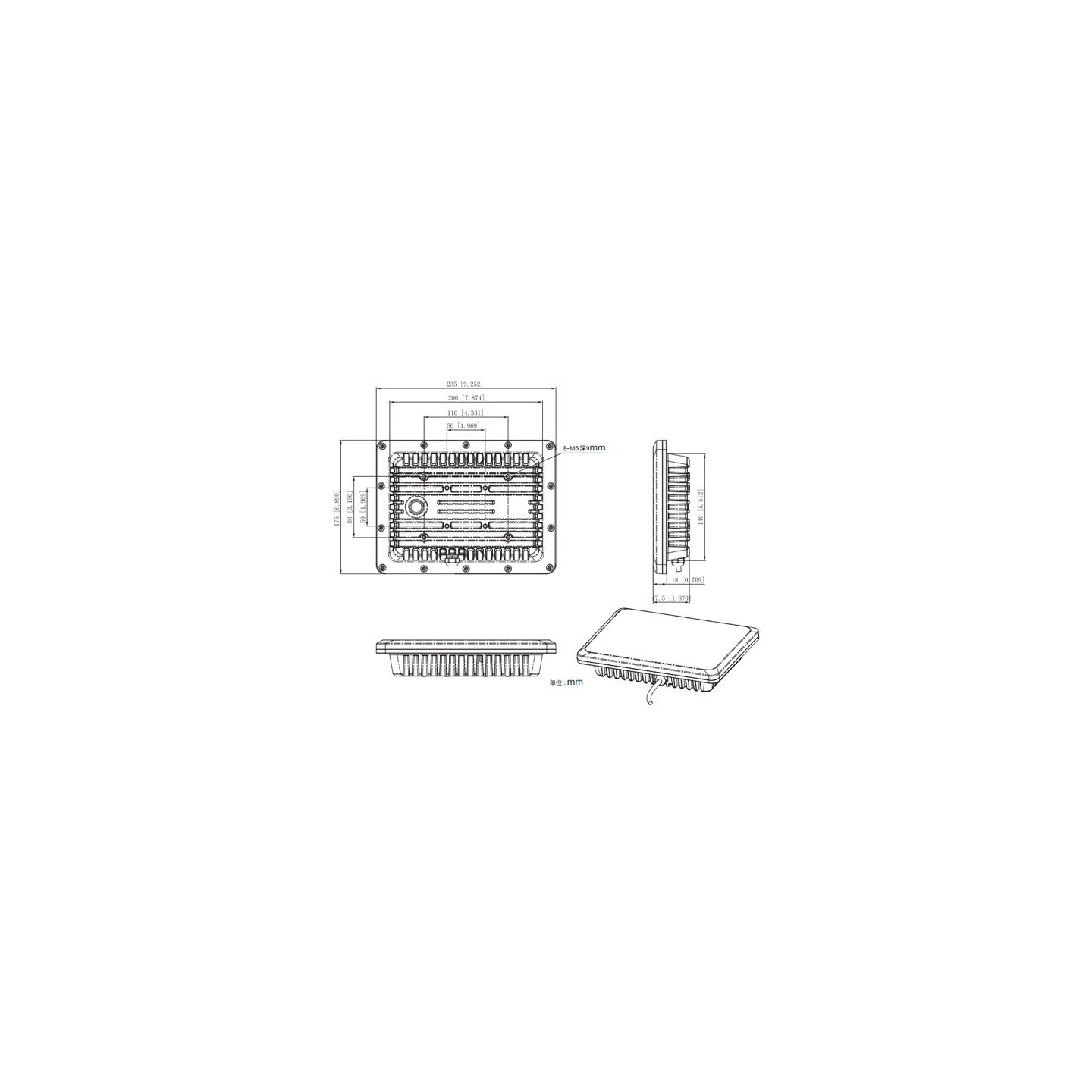 SUNELL SN-SMWR21A-P  Seguridad Exterior