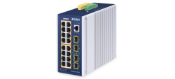 Switch PoE Gigabit Administrable L3 Ring DIN-rail