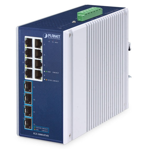 Switch Ethernet No Administrable DIN-Rail